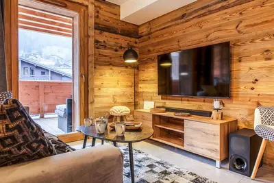Image de Les Gets : Appartement cosy avec Wi-Fi, parking, linge inclus