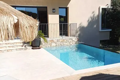 Villa Californienne située entre Antibes et Cannes