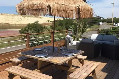 Image de Villa Neuve Avec Piscine Face à la Dune