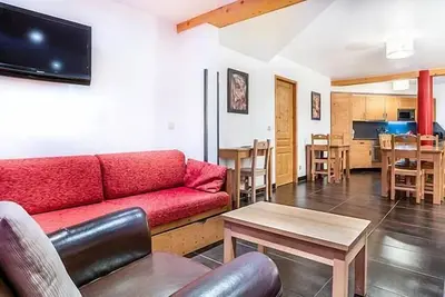 Image de Wifi, 1er étage, terrasse, télévision, casier à ski, 114m², Tignes