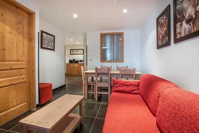 Image de Wifi, 4ème étage, vue montagne, télévision, casier à ski, 40m², Tignes
