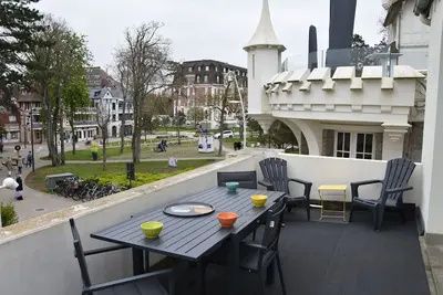 Image de Le Touquet, Duplex de 90 m2, 6 Personnes, 3 Chambres, 1 Parking Extérieur