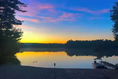 Image de Lakefront Home with Walk-Out Sandy Beach!