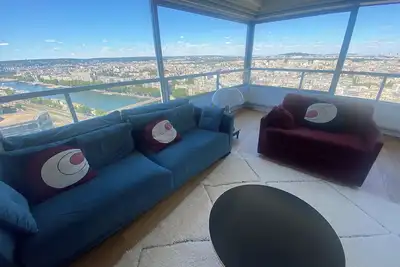 Image de Superbe Vue Seine Et Statue De La Liberte-Appartement Standing