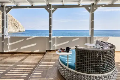 Image de Awesome Santorini Villa | Bliss Cove Villa | 2 Bedrooms | Outstanding Sea Views | Walking Distance to Beach