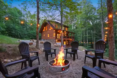 Image de Cabine-Salle de bain privée séparée-Rustic Ravine