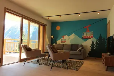 Image de Paradiski nouveau, calme et ensoleillé plan Peisey