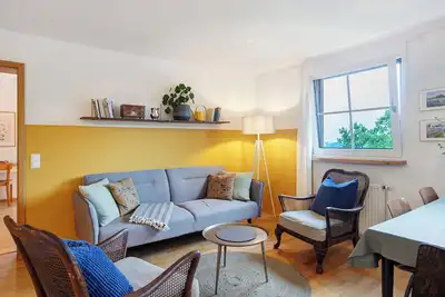 Image de Appartement 'Ferienwohnung Fellagrün' avec vue sur les montagnes, jardin partagé et Wi-Fi