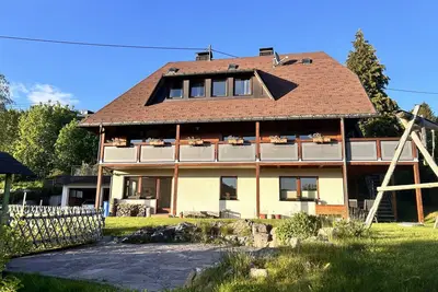 Image de Appartement de vacances 'Käppeleblick' avec vue sur la montagne, terrasse privée et Wi-Fi