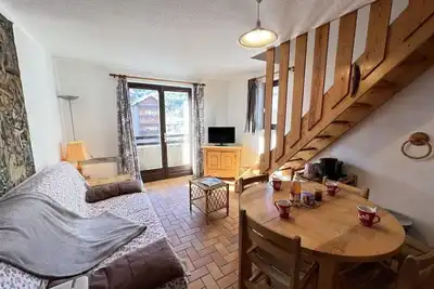 Image de Wifi, 1er étage, balcon, télévision, casier à ski, 34m², Serre Chevalier