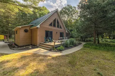 Image de Nature lovers delight, private hot tub and a short walk to Lake Mi