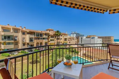 Image de Santa Amalia 25 - Terraza, Piscina, Parking, 2ª linea de playa