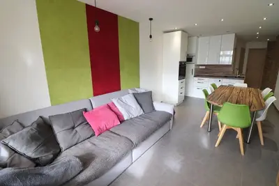 Image de 50m des commerces, 1er étage, balcon, télévision, 55m², Tignes