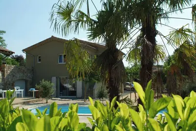 Image de Villa \"Le Serre Du Puech\" avec vue sur les montagnes, piscine privée et Wi-Fi