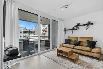 Image de Modern 1-Br Apartment with Balcony in Cessange