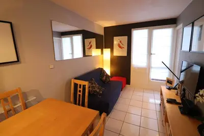 Image de 100m du centre station, 4ème étage, balcon, télévision, casier à ski, 30m², Tignes