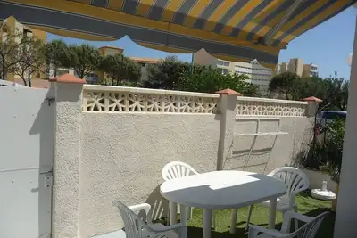 Image de Location Vacances Barcarès, 3 pièces Rdc, Proche Mer, Terrasse, Clim, Parking privé