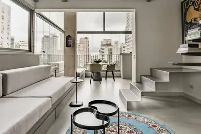 Image de Loft do Colecionador I Stylish Loft in Jardins