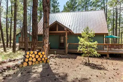 Image de Snow Time Whimsical Forest Retreat for Family, Friends w\/Ac