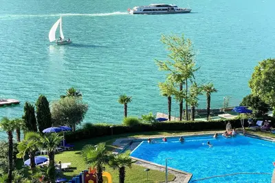 Image de Bel appartement avec climatisation, Wifi, piscine, Tv, balcon, vue panoramique et parking