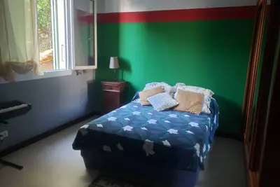 Image de Appartement climatisé, Rdc villa, jardin arboré, parking, près centre Bastia.