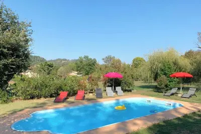 Image de Maison Des Sources Jaujac 4**** 7ch Piscine Parc Arbore