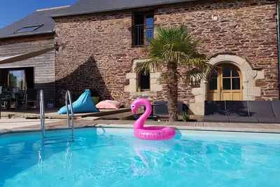 Image de Villa Avec Piscine Privée Très Proche de la Forêt de Brocéliande