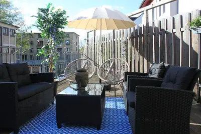 Image de R B Apartment Hamburg Family - 108 qm mit Dachterrasse - Kostenloses Parken