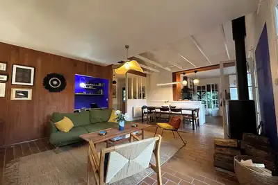 Image de Maison avec jardin entre lac, forêt et océan à Lacanau