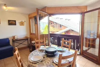 Image de Studio 4 pers balcon vue montagne