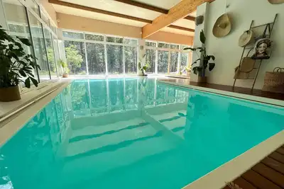 Image de Villa Verde - piscine intérieure. Proche Zoo de Beauval et châteaux de la Loire