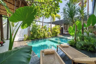Image de Luxueuse villa Yogisurf 2 Canggu Piscine & Jacuzzi