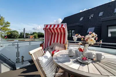 Image de Westwind - Zwischen Büsum und St. peter-ording mit Balkon, Parkplatz und Wlan