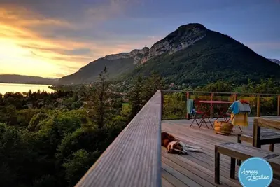 Image de Maison Bellevue - vue panoramique sur le Lac.