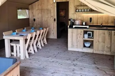 Image de Tente Lodge Woody Luxury 8 personnes