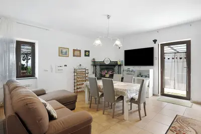 Image de Maison de vacances 'Rita Al Vesuvio' avec vue montagne, terrasse privée et jardin privé