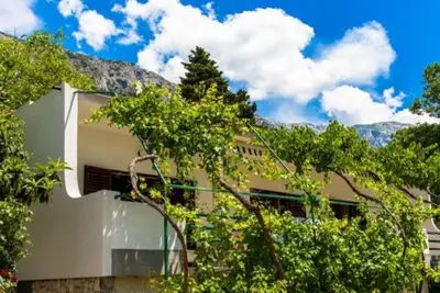 Image de Appartement de deux chambres avec la terrasse Brela, Makarska (A-18417-a)