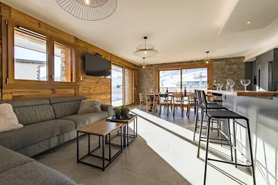 Image de Appartement 12 personnes avec jacuzzi dans une résidence neuve au pied des pistes