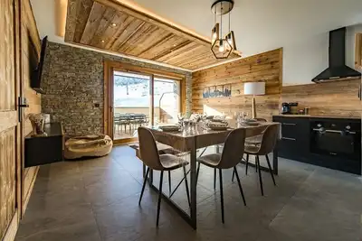 Image de Appartement 6/8 personnes avec jacuzzi dans une résidence neuve au pied des pistes