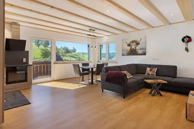 Image de Appartement 'Kapellen Blick' avec vue sur les montagnes, terrasse partagée et Wi-Fi