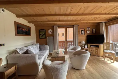 Image de Appartement cosy 4 pièces avec linge inclus, pour 6 personnes à Méribel, proche des remontées mécaniques