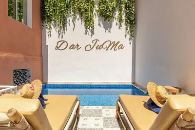 Image de Riad Élégant et Convivial, Piscine Chauffée & Spa, Familles & Couples