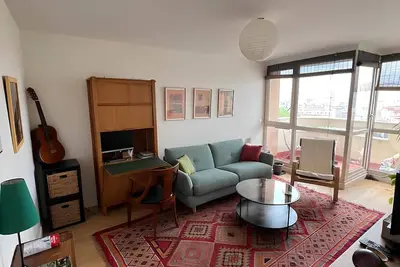 Image de Appartement cosy avec balcon, vue imprenable sur Paris. Netflix et prime vidéo