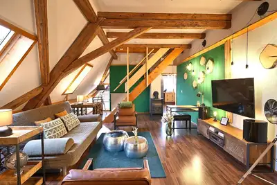 Image de Green Loft Black Forest / 120 sqm / roof balcony -- music corner