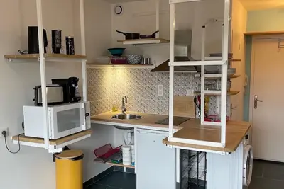 Image de Studio 'Industrialo' avec balcon et Wi-Fi