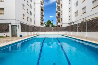 Appartement \"Oasis\" avec piscine partagée, jardin partagé et Wi-Fi