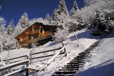 Image de Chalet traditionnel et familial, grande terrasse et belle vue sur la montagne