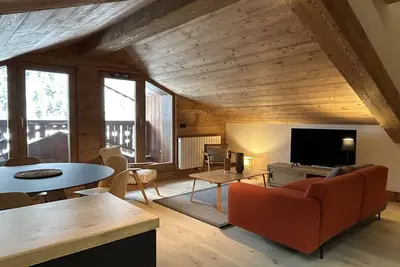 Image de Magnifique duplex neuf 4* 83m², 6 pers, proche pistes, garage, prestations incluses