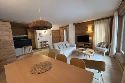 Image de Magnifique appartement 94m² pour 6 pers. avec balcon ensoleillé, décoration soignée, Méribel Mottaret