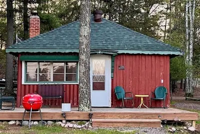 Image de Updated fishing cabin, nature, white deer, peacefulness - a very special place. \n